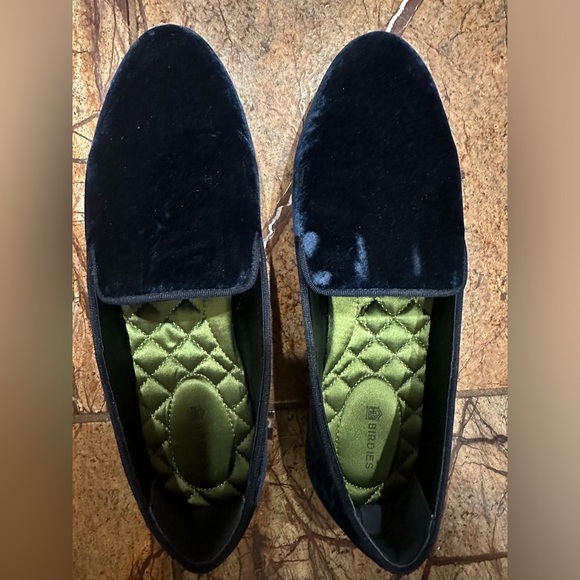 Blue velvet birdies - worn a few times - rich color - Picture 2 of 2